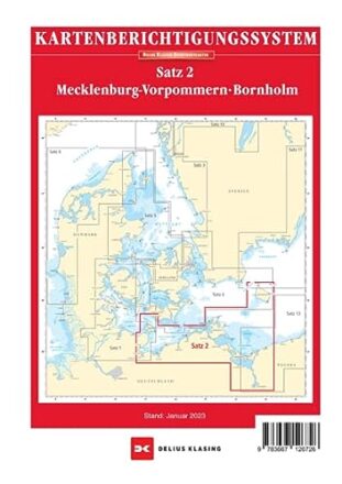Berichtigung Sportbootkarten Satz 2: Mecklenburg-Vorpommern - Bornholm (Ausgabe 2023): Mit Lübecker Bucht und Stettiner Haff  